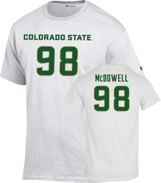 Colorado State Rams Football T-Shirt Kennedy McDowell - 98