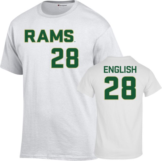 Colorado State Rams Softball T-Shirt Kaylynn English - 28 - ONLINE ONLY