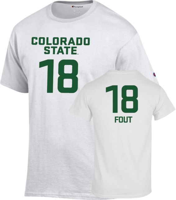 Colorado State Rams Women's Soccer T-Shirt Olivia Fout - 18