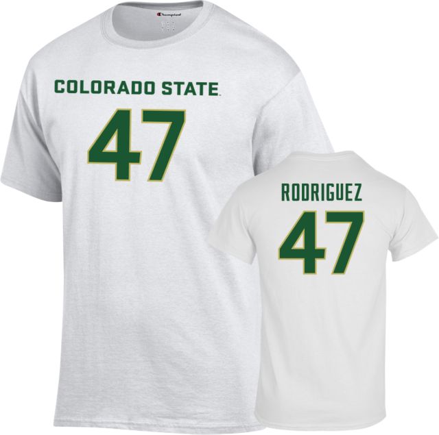 Colorado State Rams Football T-Shirt Drew Rodriguez - 47