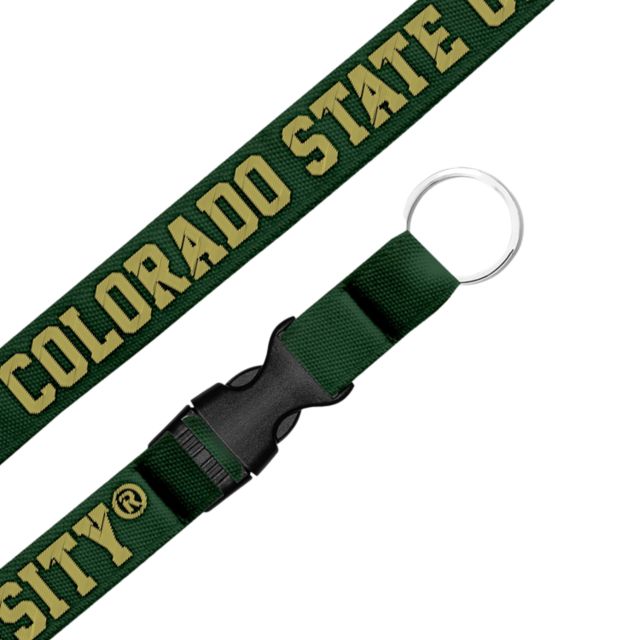 Colorado State Rams .75 Woven Lanyard