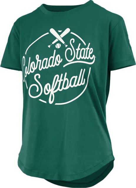 Colorado State Rams Softball Women's Jersey Short Sleeve T-Shirt