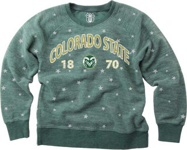 Colorado State Rams Girl's Star Crewneck