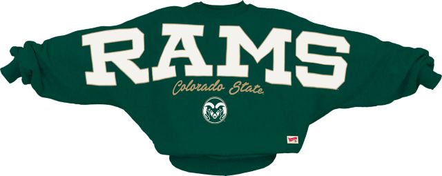 Colorado State Rams Women's Oversized Crewneck Sweatshirt