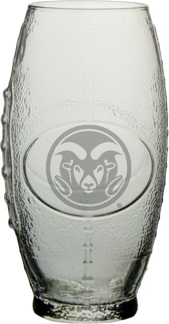 Colorado State Rams 23 oz. Football Glass