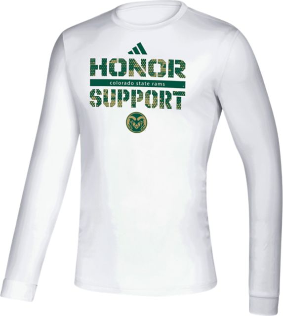 Colorado State Rams Honor Support Military Pregame Long Sleeve T-Shirt