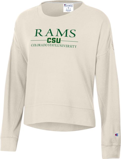 Colorado State Rams Women's Suede Crewneck Sweatshirt