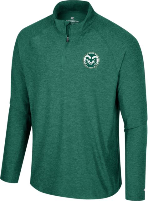 Warehouse lot.450 COLORADO STATE 40グリーン Colorado State Rams 1/4 Zip: Colorado State University