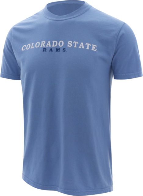 Colorado State Rams Silhouette State Flag Short Sleeve T-Shirt