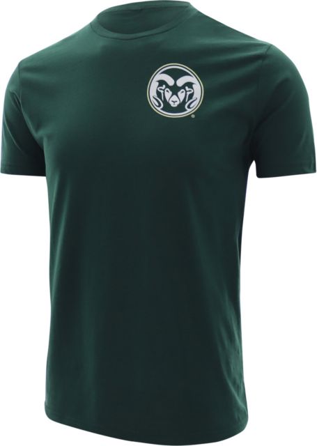 Colorado State Rams Split Mascot Signage Short Sleeve Pocket T-Shirt