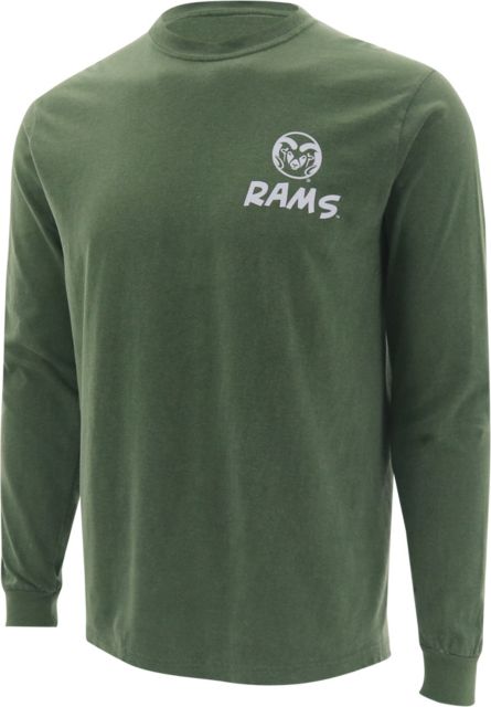 Colorado State Rams Comic Poster Mascot Long Sleeve T-Shirt