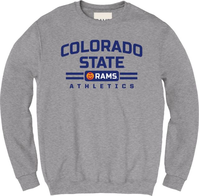 Colorado State Rams Athletics Stripe Unisex Fleece Crew