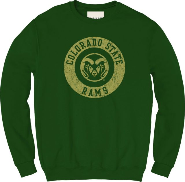 Colorado State Rams Retro Circle Fleece Crew