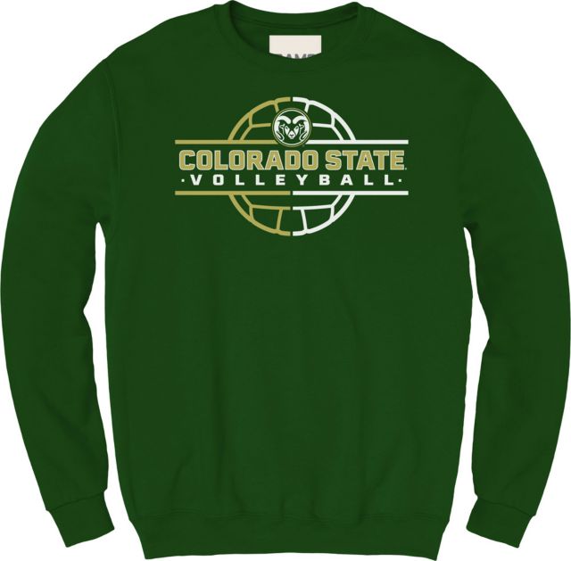 Colorado State Rams Volleyball Grid Fleece Crew