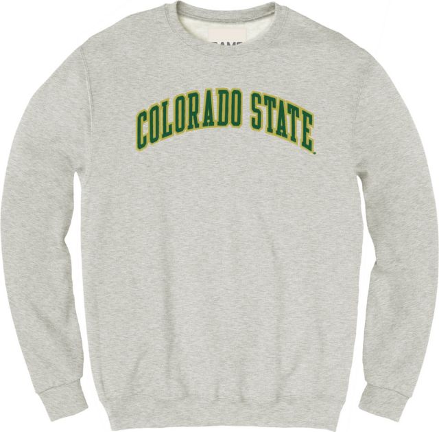 Colorado State Rams Arch Applique Fleece Crew