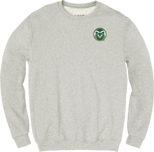Colorado State Rams Primary Logo Applique Fleece Crew