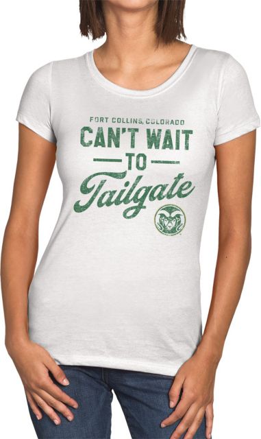 Colorado State Rams Can't Wait To Tailgate Women's Short Sleeve T-Shirt