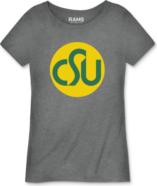 Colorado State Rams 1974 Snake Mark Women's Tri-Blend Short Sleeve T-Shirt