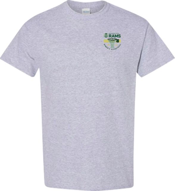 Colorado State Rams Women's Basketball Caricature Short Sleeve T-Shirt