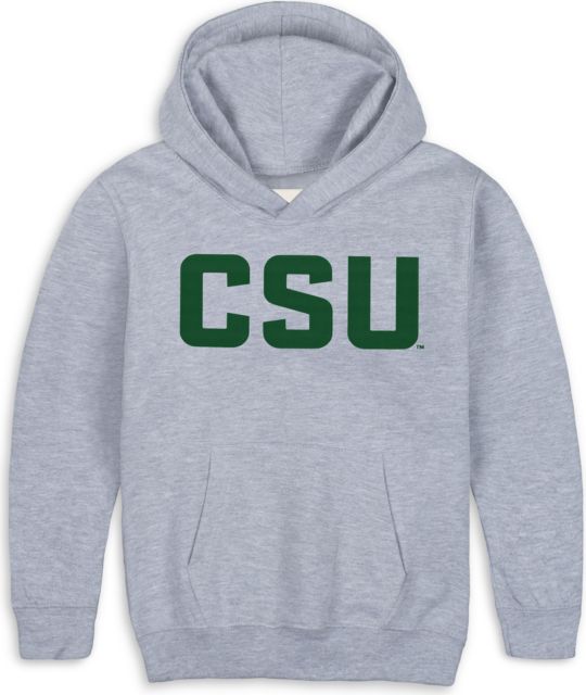 Colorado State Rams Team Name Felt Applique Youth Fleece Hoodie
