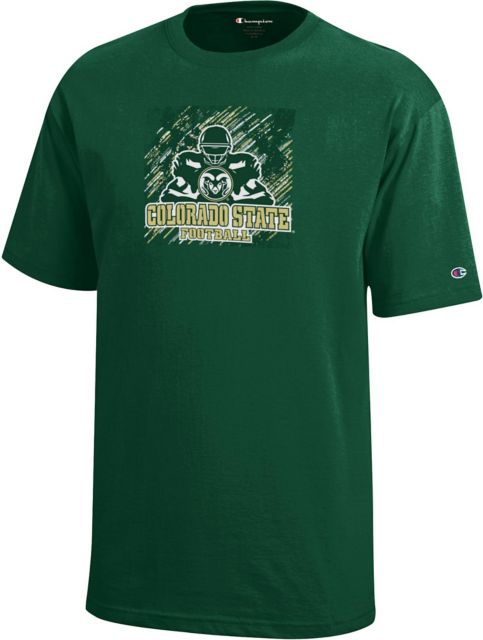 Colorado State Rams Youth Football Short Sleeve T-Shirt