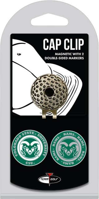 Colorado State Rams Golf Cap Clip and Ball Marker Set