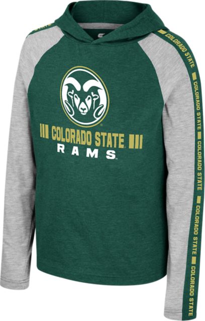 Colorado State Rams Youth Boy's Hooded Long Sleeve T-Shirt