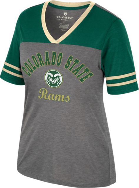 Colorado State Rams Women's V-Neck Short Sleeve T-Shirt