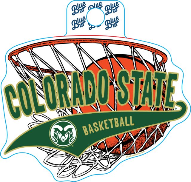 Colorado State Rams Basketball Sticker