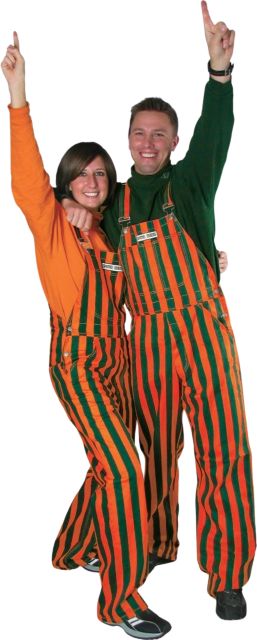 Colorado State Rams Stripe Game Bib Overalls