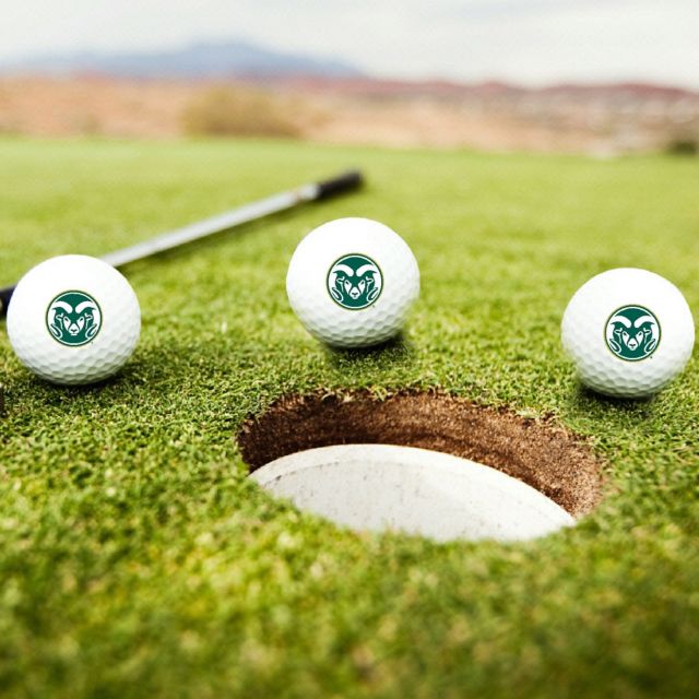 Colorado State Rams 3-Pack Golf Balls