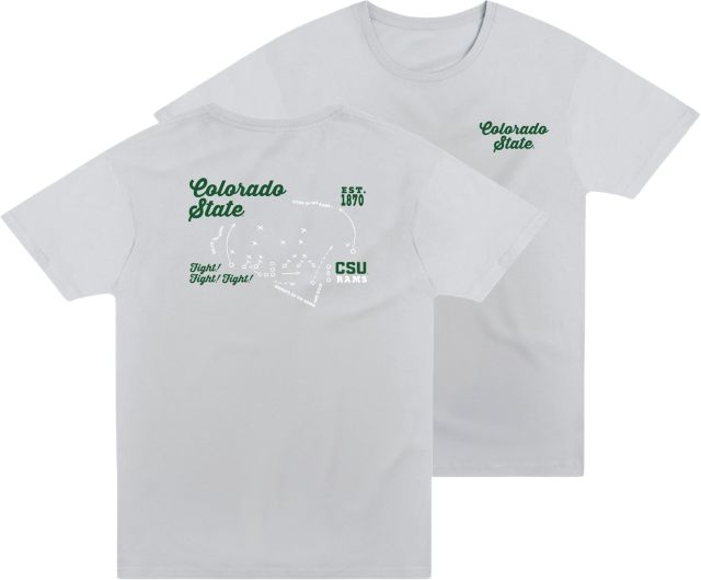 Colorado State Rams Stadium Short Sleeve T-Shirt