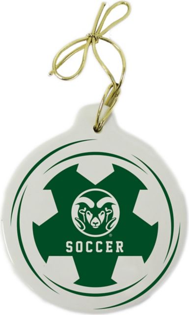 Colorado State Rams Soccer Ornament
