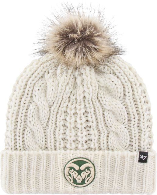 Colorado State Rams Women's Fur Pom Beanie