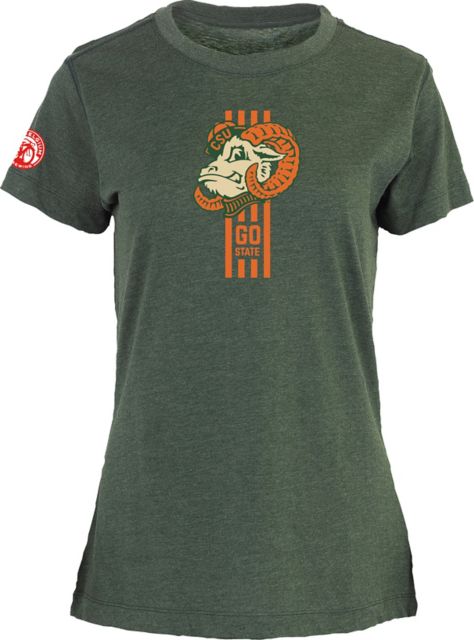Colorado State Rams Old Aggie Essential Crew Short Sleeve T-Shirt