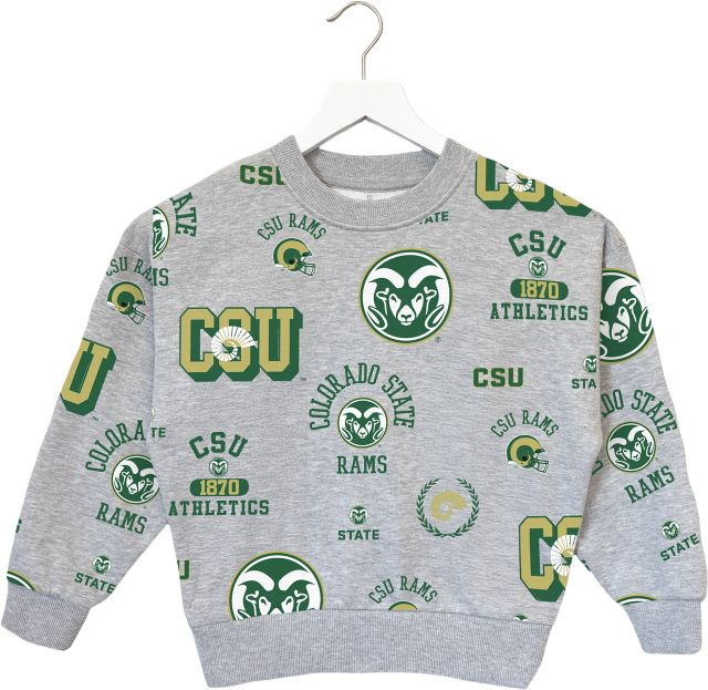 Colorado State Rams Youth Girls Crewneck Sweatshirt