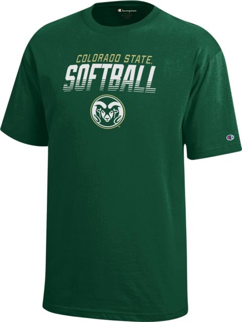 Colorado State Rams Youth Softball Short Sleeve T-Shirt