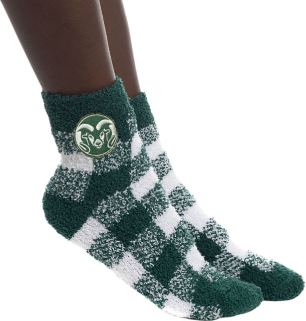 Colorado State Rams Buffalo Check Socks