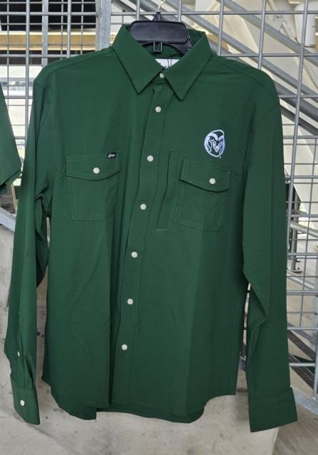 Colorado State Rams Long Sleeve Button Up Shirt