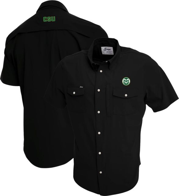 Colorado State Rams Tailgater Button Down Short Sleeve Shirt