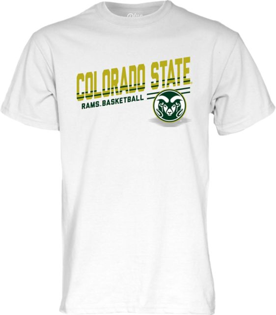 Colorado State Rams Basketball Stripe Out Short Sleeve T-Shirt
