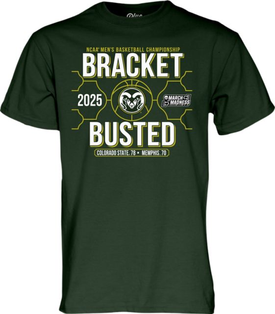 Colorado State Rams Men's Basketball 2025 Bracket Buster Short Sleeve T-Shirt