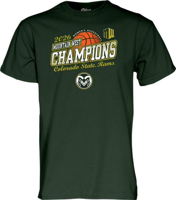 Colorado State Rams Women's Basketball 2026 Mountain West Tournament Champions Short Sleeve T-Shirt