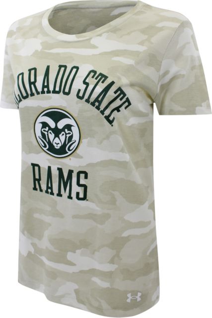Colorado State Rams Under Armour Women's Performance Cotton Camo T-Shirt