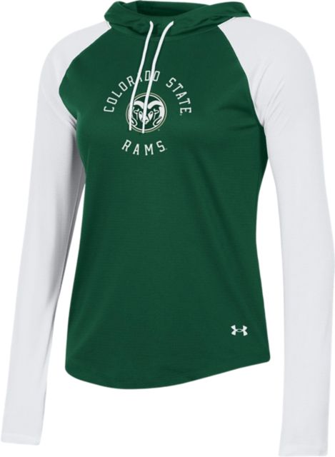 BT Imprintables CSU Rams Moss Green Short Sleeve Hoodie (S)