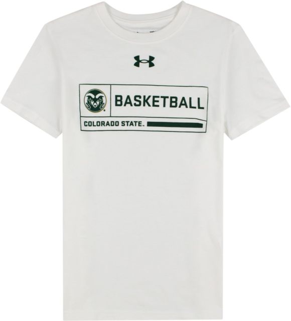 Colorado State Rams Under Armour Basketball Youth Performance Cotton T-Shirt