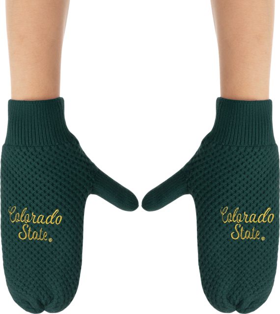 Colorado State Rams Knit Fashion Mittens