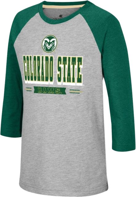 Colorado State Rams Youth Pops 3/4 Sleeve Raglan T-Shirt