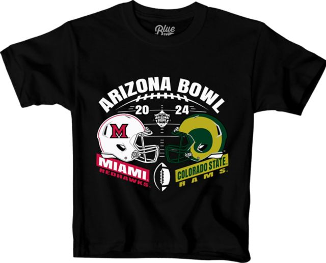 Colorado State Rams Football 2024 Arizona Bowl Bound Youth Short Sleeve T-Shirt