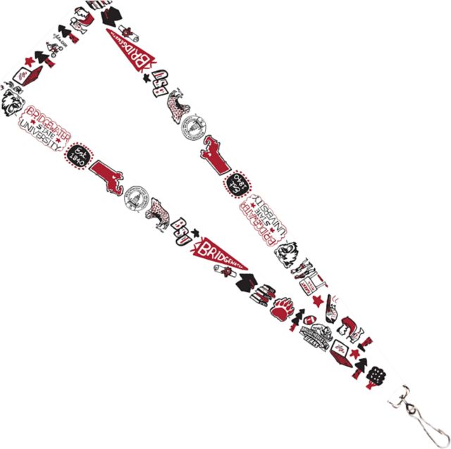 Bridgewater State University Julia Gash 3-4'' Satin Lanyard